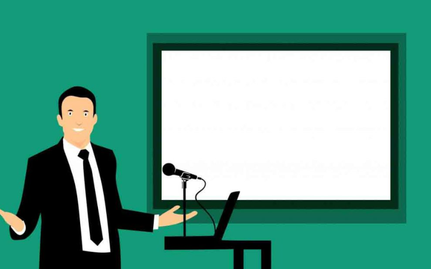 a picture which introduce the business talk demo